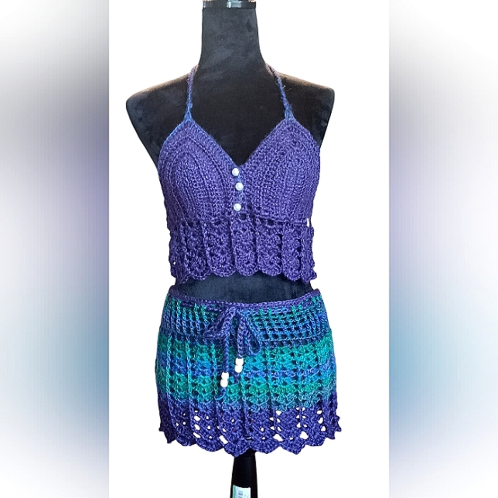 Beach 2-piece coverup
